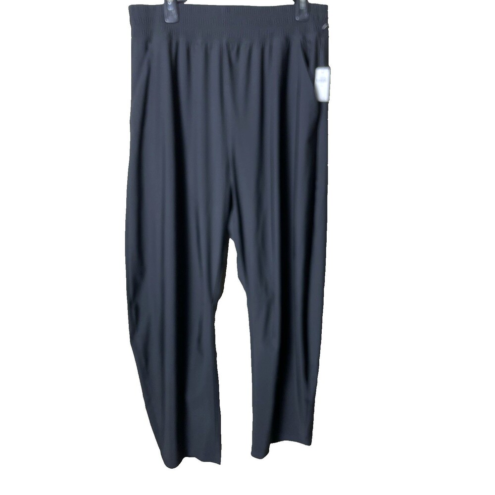 Old Navy Sleek Tech Women's Black High Waisted Barrel Ankle Pants Size L Tall